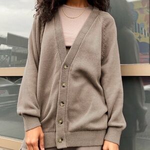 TNA Aritzia Barry Oversized Knit Cardigan Sweater